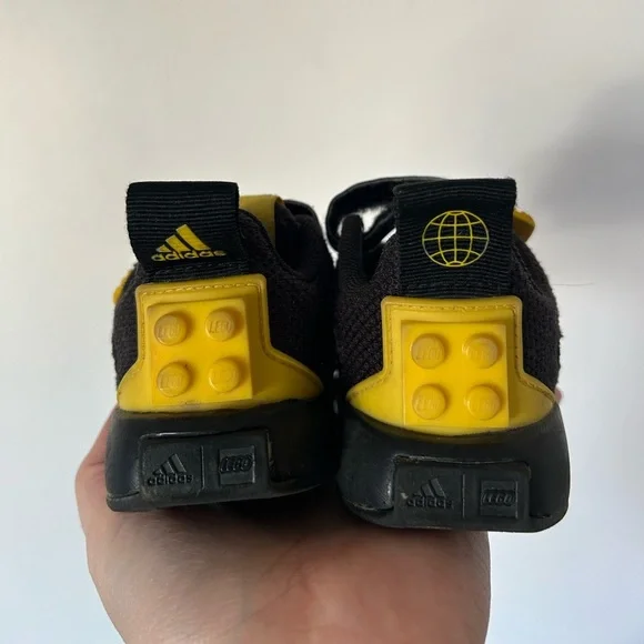 ADIDAS x LEGO Black Kids Sneakers 5.5K Black - Picture 3 of 9